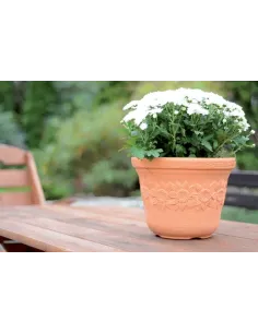 Doniczka Sun 40 cm -ceglany 2