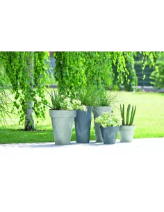 Doniczka tuba 76,2 cm - szary beton 2