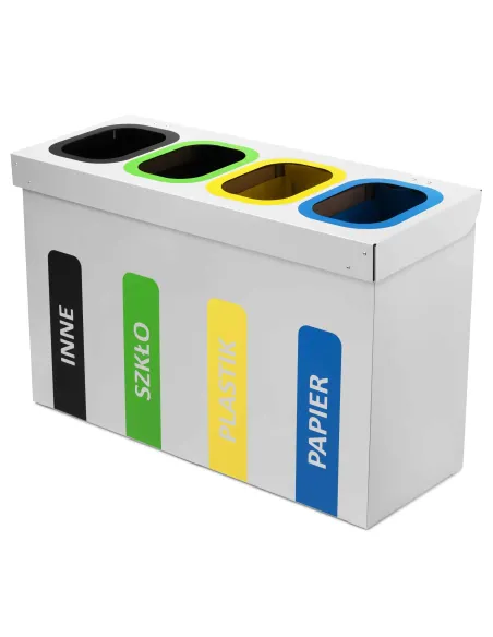 Kosz 5 x 26 L do segregacji WEGA wewnętrzny 5 komór x 26 L