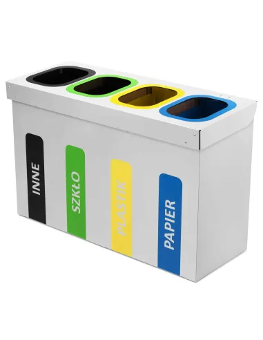 Kosz 3 x 75 L do segregacji WEGA wewnętrzny 3 komory x 75 L