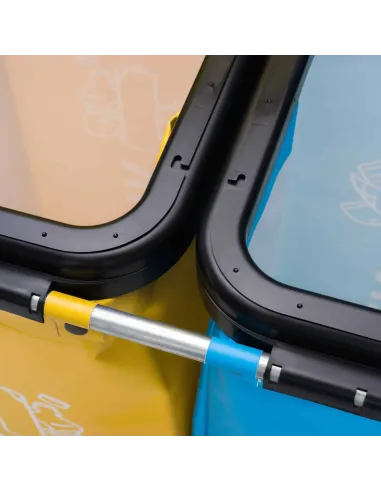 Kosz na śmieci - stelaż z workami premium ANTARES beżowy 3 x 120 L