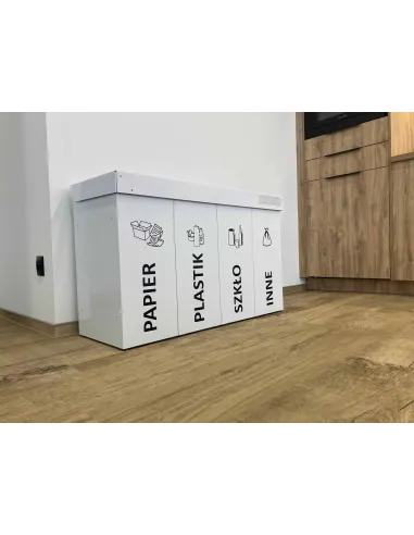 Kosz do segregacji DENEB 5x50L z pokrywą – modułowy