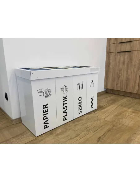 Kosz do segregacji DENEB 5x70L z pokrywą – modułowy