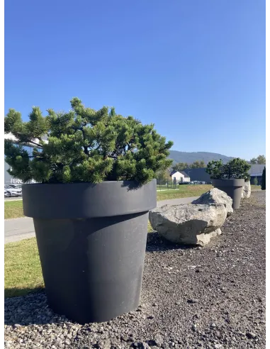 Doniczka  okrągła Lexi 80 cm - biała