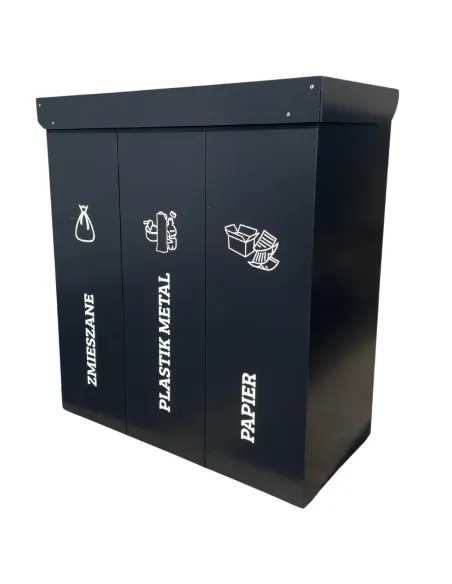 Kosz do segregacji DENEB 5x50L z pokrywą – modułowy