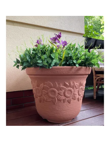 Doniczka Sun 57 cm - ceglany