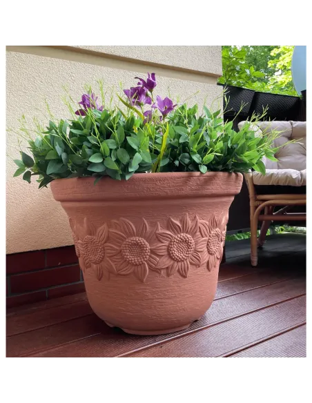 Doniczka Sun 57 cm - ceglany