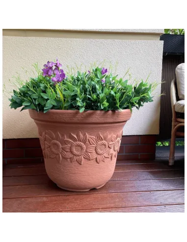 Doniczka Sun 57 cm - ceglany