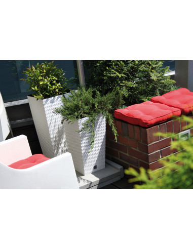 Donica wysoka z wkładem Ratio - umbra (brązowa)