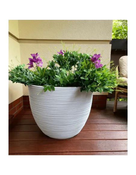 Donica duża Forum 57 cm - biała