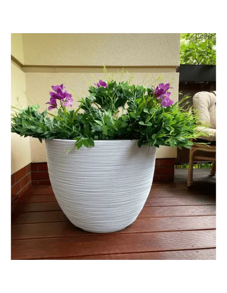 Donica duża Forum 57 cm - biała