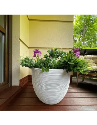 Donica duża Forum 57 cm - biała