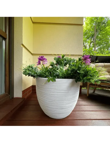 Donica duża Forum 57 cm - biała