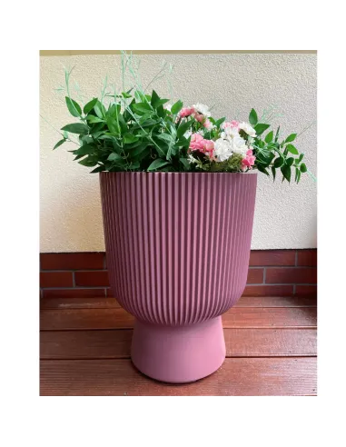 Doniczka Molly 39 cm - marsala