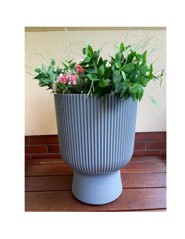 Doniczka Molly 39 cm - jasny szary