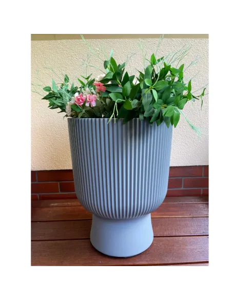 Doniczka Molly 39 cm - jasny szary