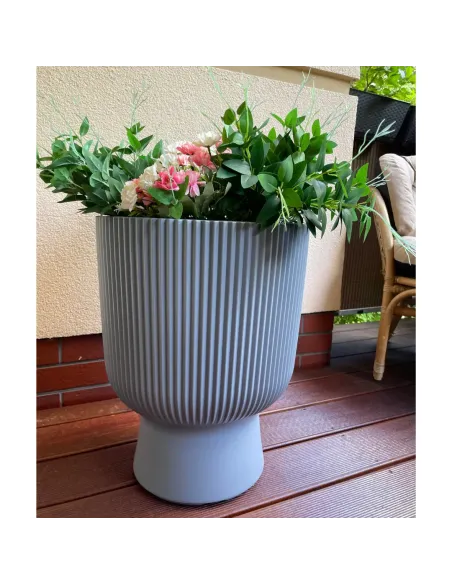 Doniczka Molly 39 cm - jasny szary