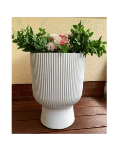 Doniczka Molly 39 cm - biała 2