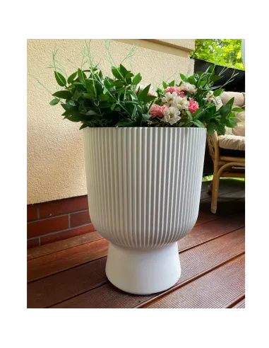 Doniczka Molly 39 cm - biała