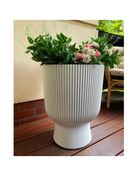 Doniczka Molly 39 cm - biała
