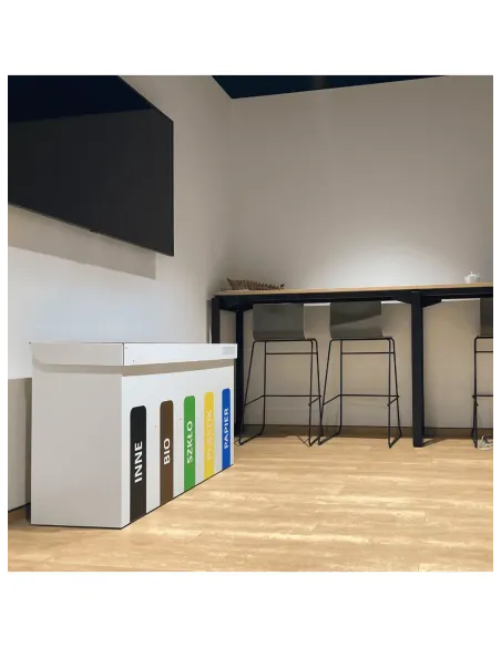 Kosz 3 x 26 L do segregacji WEGA wewnętrzny 3 komory x 26 L