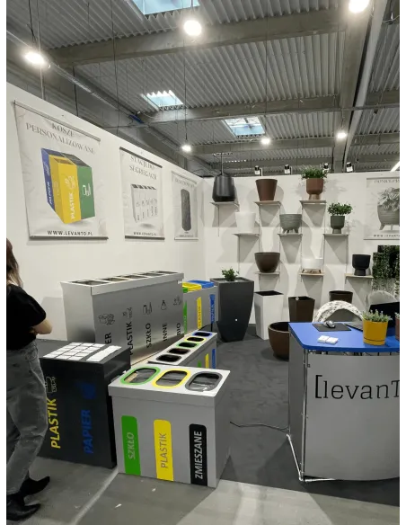 Kosz 3x 52 L do segregacji WEGA wewnętrzny 3 komory x 52 L