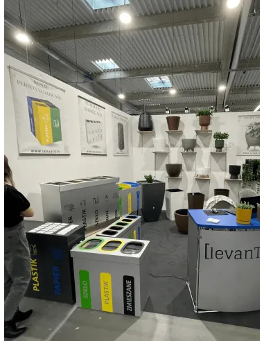 Kosz 3 x 75 L do segregacji WEGA wewnętrzny 3 komory x 75 L