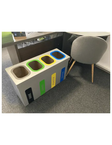 Kosz 5 x 59 L do segregacji WEGA wewnętrzny 5 komór x 59 L