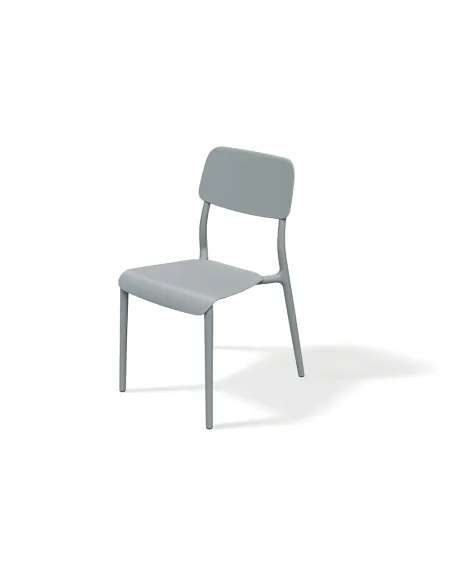 Krzesło Clairmont 475x555x840 kolor szary przykurzony