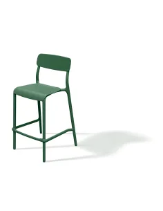 Stołek barowy Clairmont 520x545x985 kolor zielona pinia B