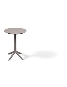 Stolik kawowy okrągły Clairmont 570x570x745 kolor ziemisty earthy toupe