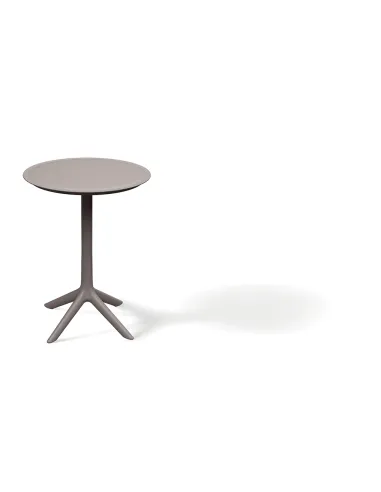 Stolik kawowy okrągły Clairmont 570x570x745 kolor ziemisty earthy toupe