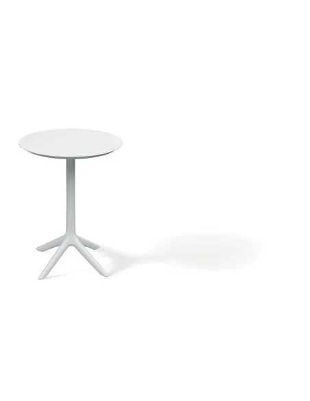 Stolik kawowy okrągły Clairmont 570x570x745 kolor biały