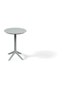 Stolik kawowy okrągły Clairmont 570x570x745 kolor szary przykurzony