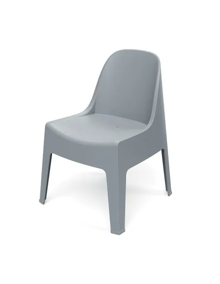 Krzesło Sublime 580x600x735 kolor szary przykurzony