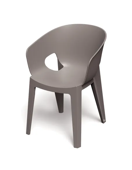 Krzesło Imperator z podłokietnikami 560x590x810 kolor ziemisty earthy toupe