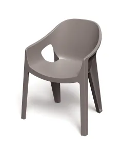 Krzesło Imperator z podłokietnikami 650x560x825 kolor ziemisty earthy toupe