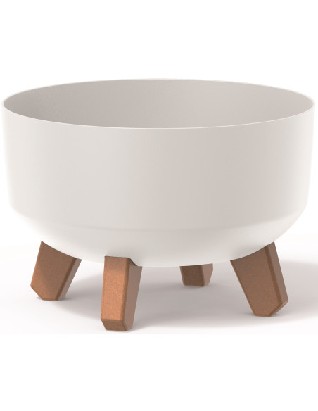 Doniczka z nóżkami Gracja 28,5cm - biała