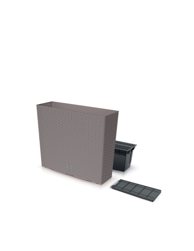 Donica wysoka skrzynka na kwiaty Ratio 58 cm - mocca