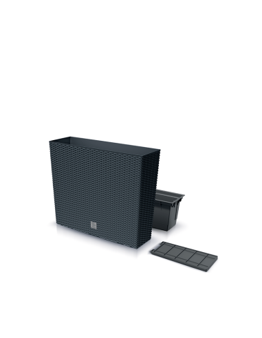 Donica wysoka skrzynka na kwiaty Ratio 58 cm - antracyt