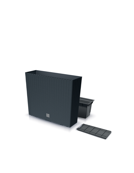 Donica wysoka skrzynka na kwiaty Ratio 58 cm - antracyt