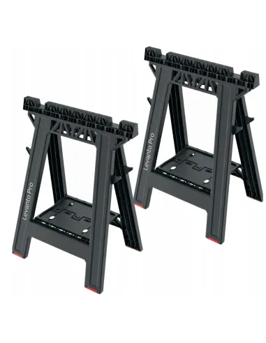 Zestaw 2x Stojak Warsztatowy Kobyłka Koziołek z Półką, 175 kg