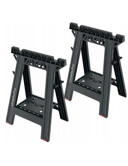 Zestaw 2x Stojak Warsztatowy Kobyłka Koziołek z Półką, 175 kg