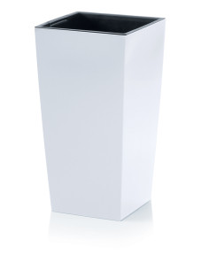 Doniczka donica skrzynka na kwiaty Uran - biała