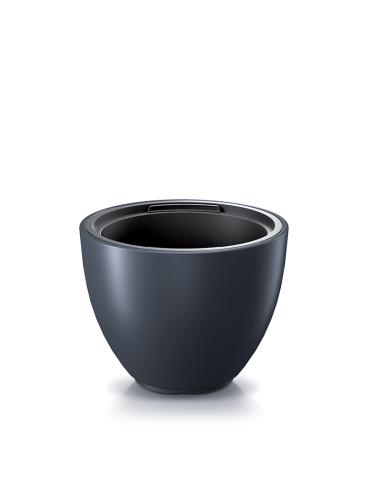 Donica duża mrozoodporna okrągła Hera 57 cm - antracyt