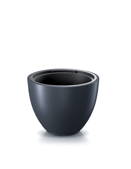Donica duża mrozoodporna okrągła Hera 57 cm - antracyt