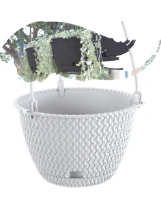 Doniczka wisząca SPLOFY śr. 27CM BIAŁA