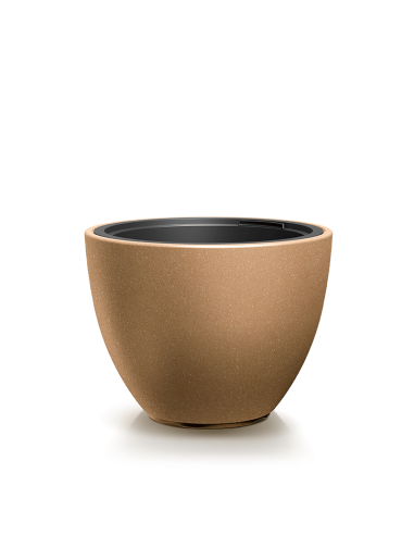 Donica duża mrozoodporna okrągła Hera 57 cm - kolor wood