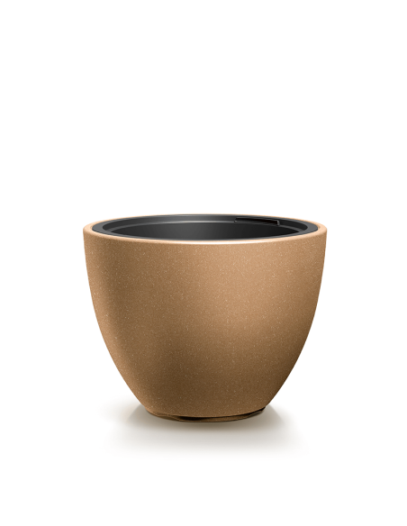 Donica duża mrozoodporna okrągła Hera 57 cm - kolor wood