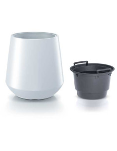 Doniczka z wkładem Hera 44 cm - biała 2